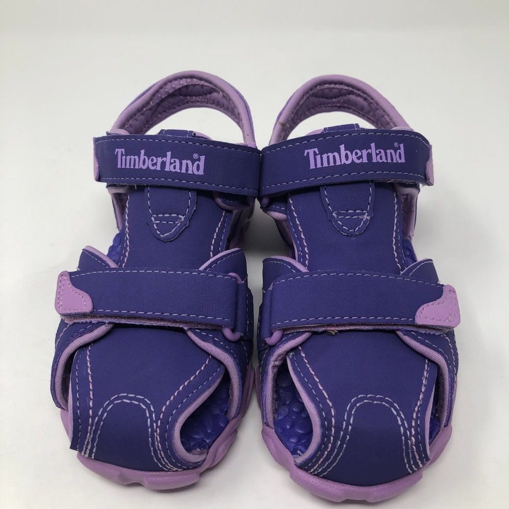 Timberland Girls Sport Sandals Size 13 Purple Shoes NEW! - Picture 3 of 8
